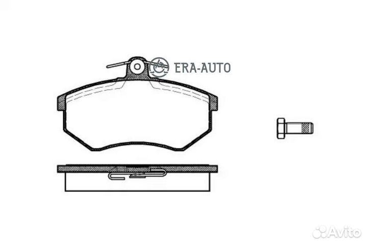 Remsa 0134.00 134 00 FDB211571357B колодки дисковы