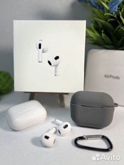 Наушники AirPods 3 premium (Гарантия + чехол)