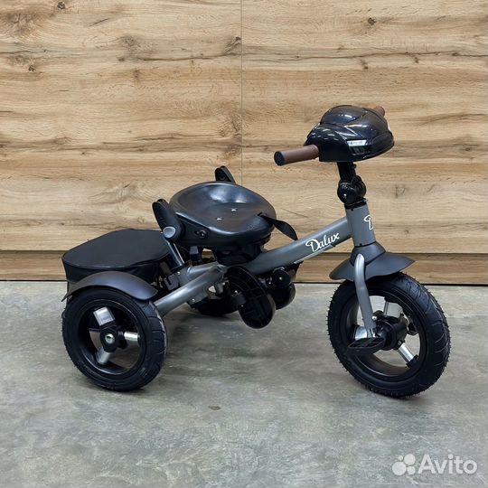 Трехколесный велосипед LuxMom Dalux 3288, серый