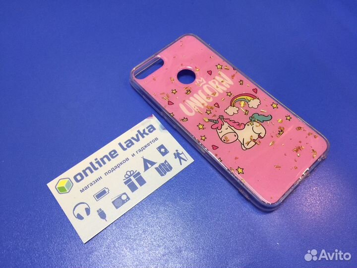 Чехол Honor 9 lite единороги