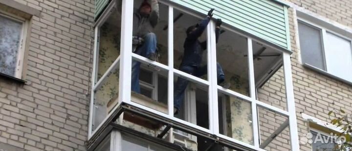 Остекление балконов и лоджий под ключ T7253