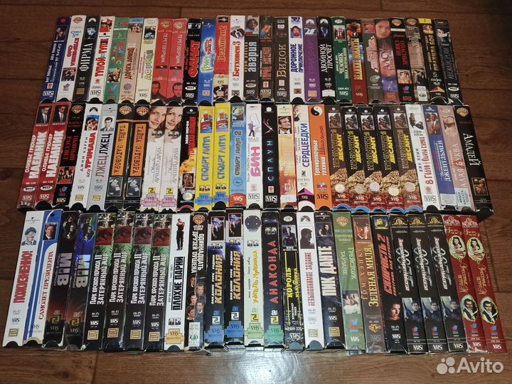 Видеокассеты с фильмами VHS