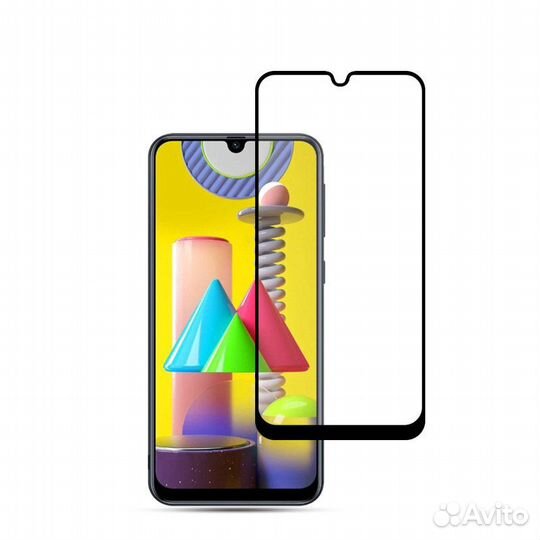 Защитное стекло 5D с полной проклейкой на Samsung