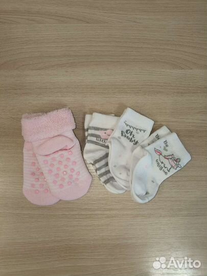 Носочки детские для новорожденных