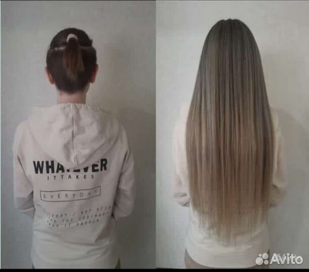 Наращивание волос на биоленты(скрытое наращивание)