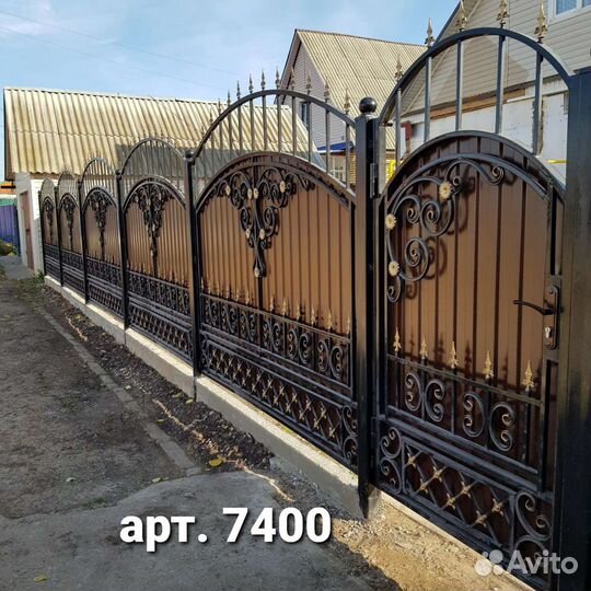 Ворота кованые
