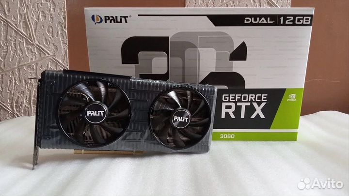 Видеокарта rtx 3060 12 гб на гарантии днс