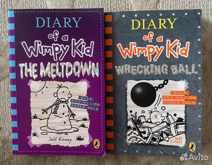 Книги Dairy of a Wimpy Kid на английском языке