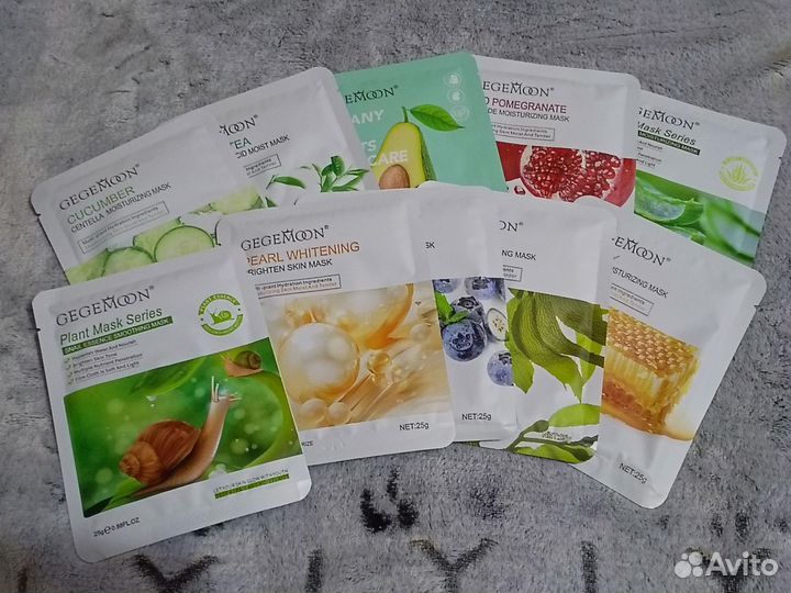 Тканевые маски для лица