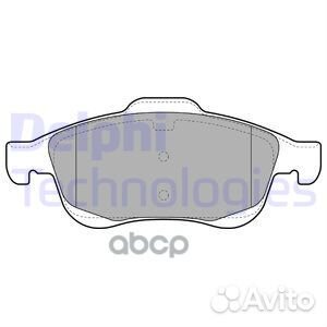 Колодки тормозные дисковые LP2101 Delphi