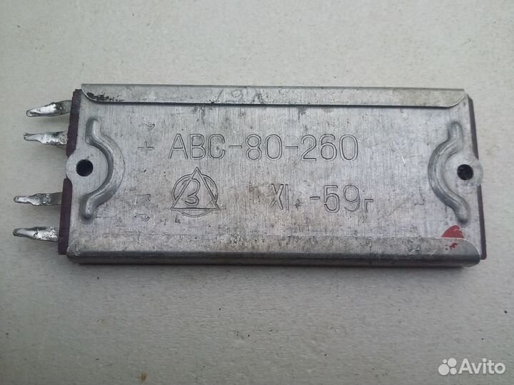 Выпрямители авс-80-260 и другие