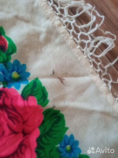 Шаль платок павловопосадская СССР