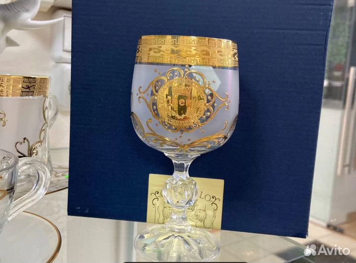 Фужеры бокалы рюмки Богемия Чехия