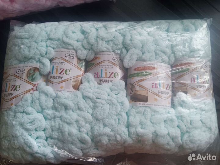 Пряжа ализе пуффи файн и пуфи Файн колор