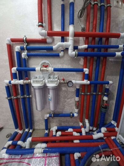 Монтаж системы отопления в доме с теплым полом