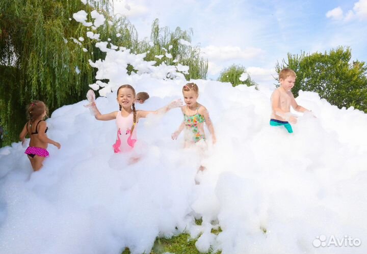 Пенное шоу Цветное Пенная вечеринка Аниматоры