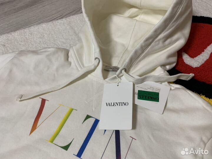 Худи Valentino Garavani Rainbow Logo XL оригинал