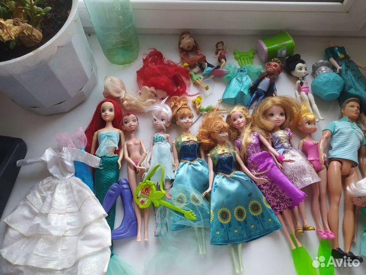 Барби куклы пакетом лот