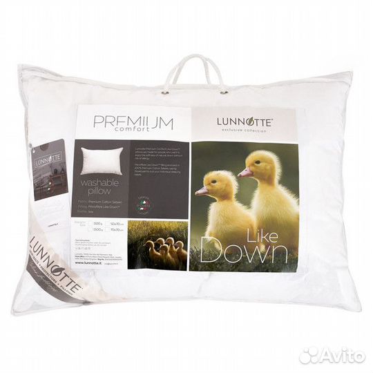 Подушка lunnotte Like Down 50х70см, арт.lnld 50