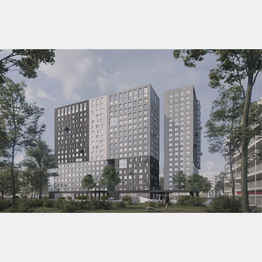 1-к. квартира, 50,4 м², 7/19 эт.