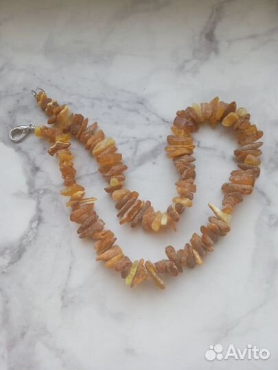Бусы из натурального янтаря