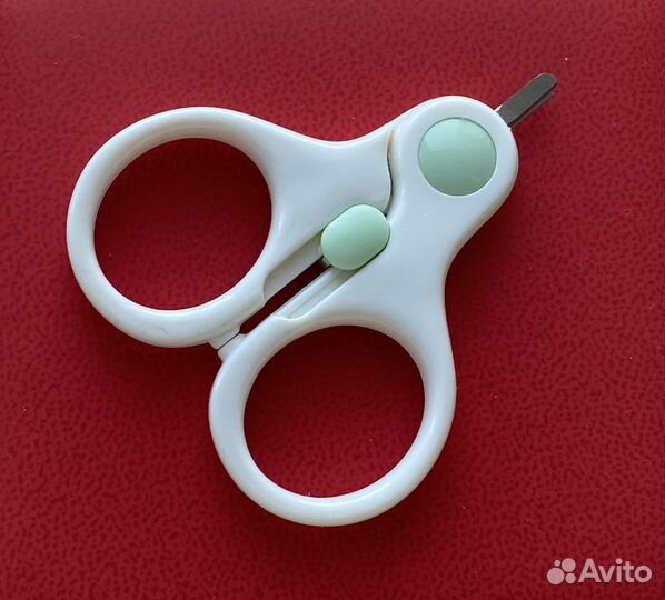 Roxy-kids Ножницы с замочком бежевый/зеленый