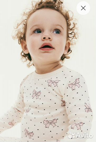 Боди на девочку hm 68 74 80 86