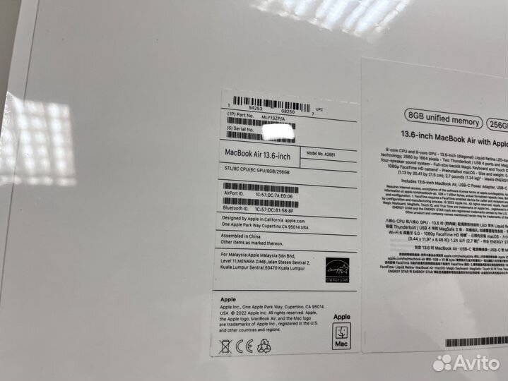 MacBook Air M2 8/256Gb