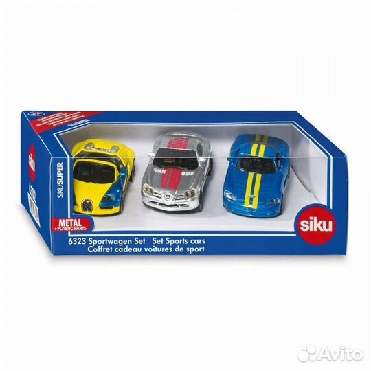 Siku 6323 Набор спортивных авто