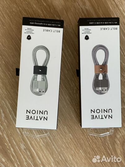 Кабель Native Union 1.2m, Rombica 1.5 m, зарядное