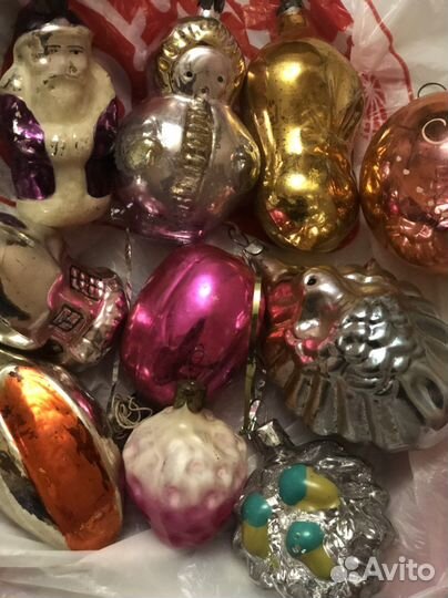Ёлочные игрушки СССР винтаж ретро