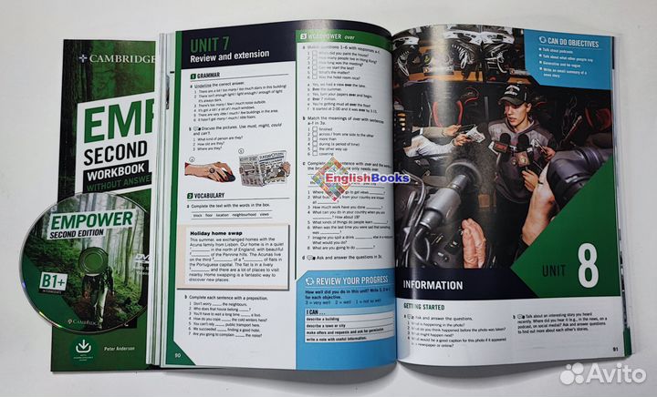 Empower B1+ second edition комплект (SB, WB, CD)