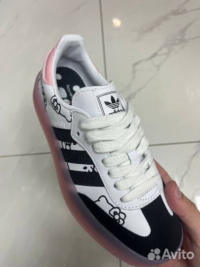 Кроссовки женские Adidas samba hello kitty