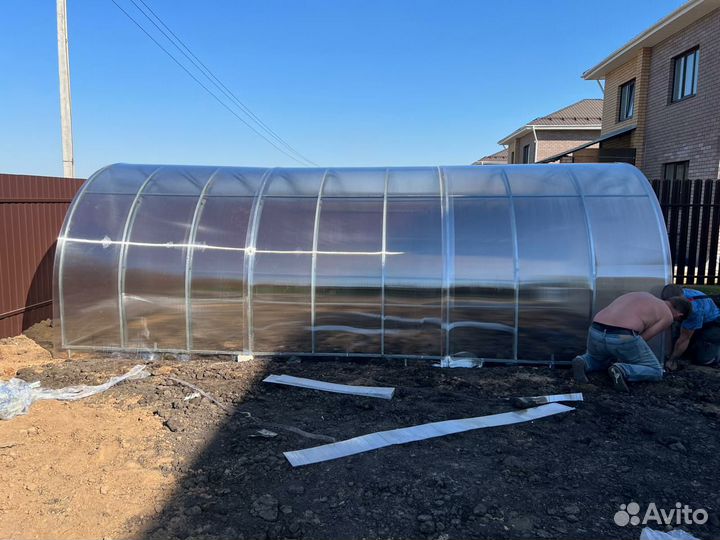 Усиленные теплицы. Доставка. Установка