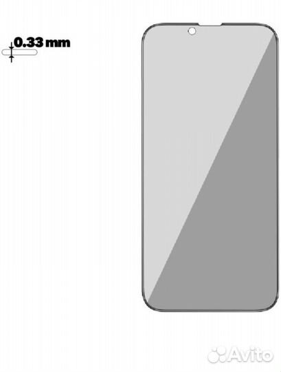 Защитное стекло на iPhone 13 pro max