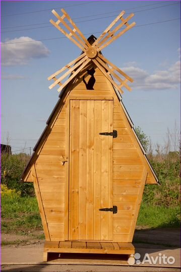 Дачный туалет с установкой