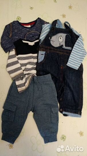 Пакет почти новых вещей р. 68, 3-6 месяцев