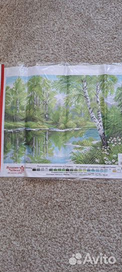 Рисунок схема на канве