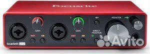 Внешняя звуковая карта focusrite