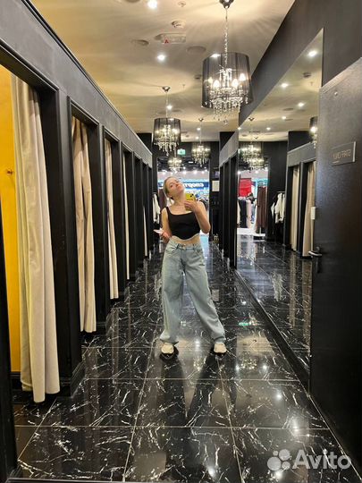 Джинсы широкие бэгги