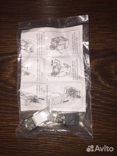 BC-11-004 Bergen Cabling - Connector Cat6A STP v2