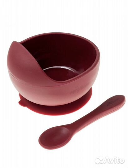 Тарелка детская силикон