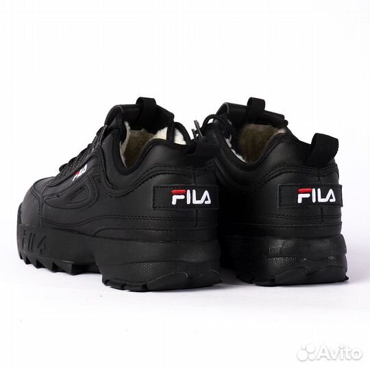 45 Зимние Кроссовки Fila* Disruptor 2, Black (45)