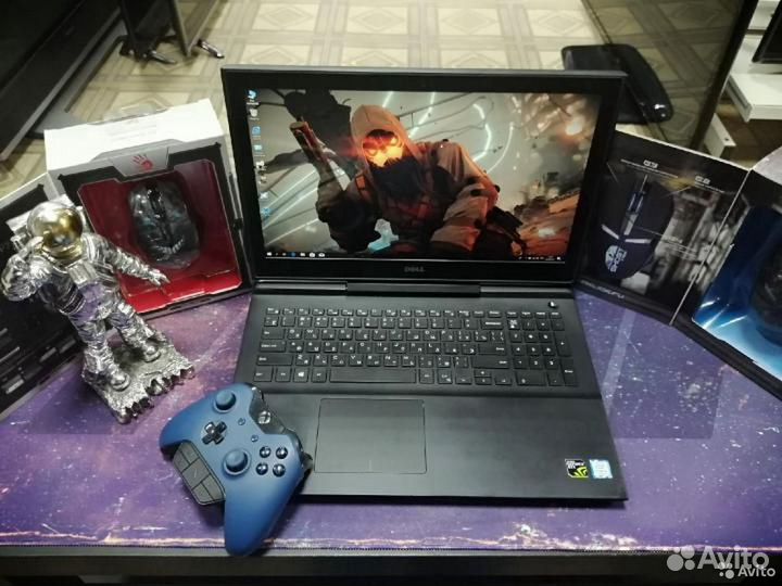 Монстр dell i5 7300 HQ SSD + HDD GTX 1050-4GB 8GB