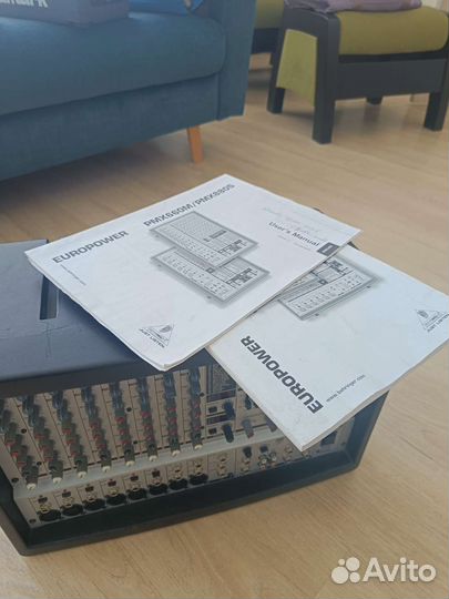 Микшерный пульт с усилителем behringer pmx880s