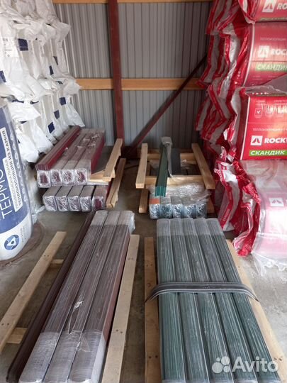 Металлический штакетник для забора