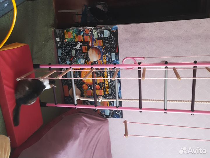 Спортивный комплекс розовый