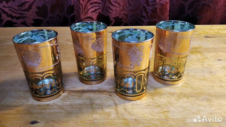 Стаканы набор 4 шт., Южная Корея