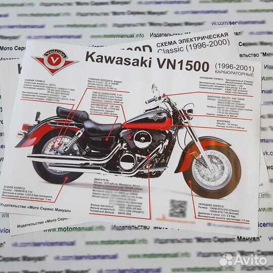 Сервис мануал на Kawasaki VN1500 Карбюратор