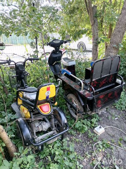 Электро трицикл грузовой 2 шт